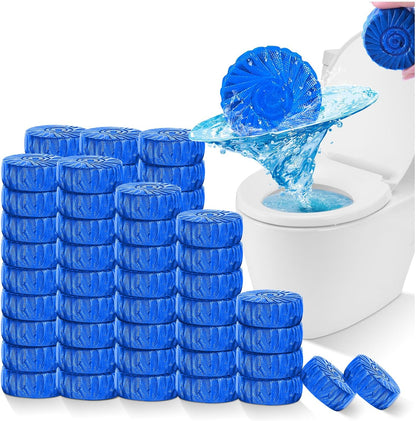 KIISIISO Toilet Bowl Cleaner Tablets,30 Pack, Auto Cleaning, Long-Lasting