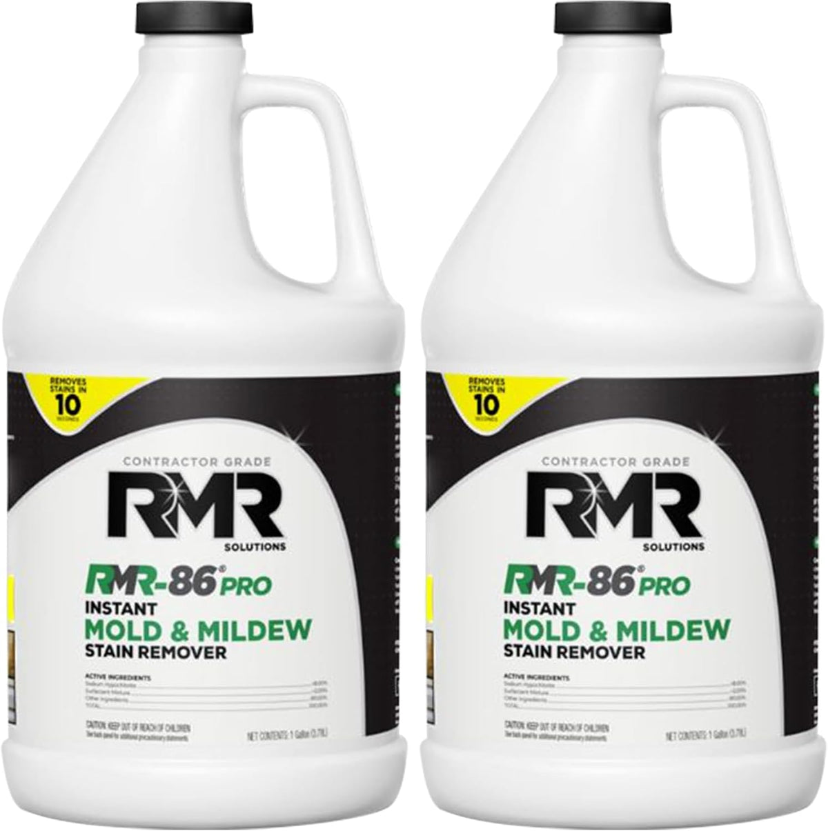 RMR-86 Pro Contractor Grade Mold Stain & Mildew Stain Remover Cleaning Solution, Professional Quality Formula, 1 Gallon