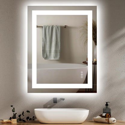 40"X32" LED Bathroom Mirror with Lights, UL Listed
