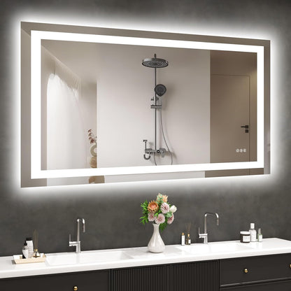 40"X32" LED Bathroom Mirror with Lights, UL Listed