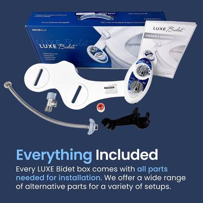 NEO 185 - Bidet Attachment for Toilet Seat, Blue