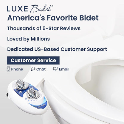 NEO 185 - Bidet Attachment for Toilet Seat, Blue