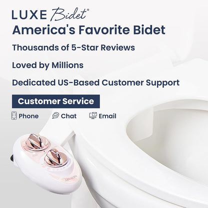 NEO 185 - Bidet Attachment for Toilet Seat, Blue