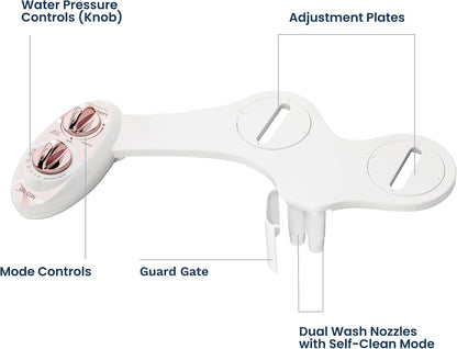 NEO 185 - Bidet Attachment for Toilet Seat, Blue