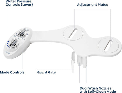 NEO 185 - Bidet Attachment for Toilet Seat, Blue