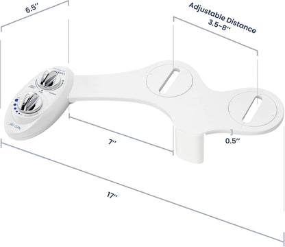 NEO 185 - Bidet Attachment for Toilet Seat, Blue