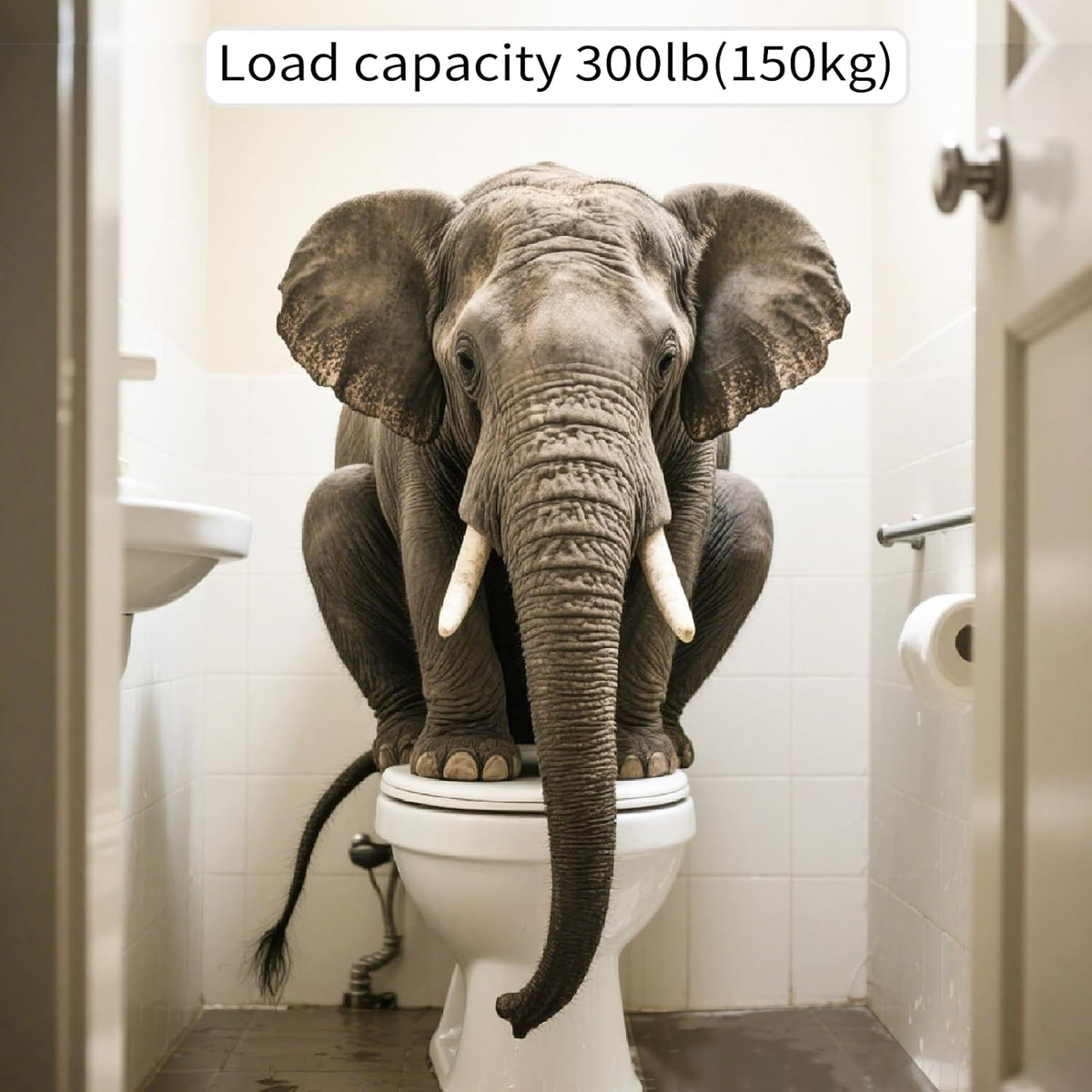 Toilet Seat Round 16.5 Inch, Quick Release & Soft Close, Anti-Slip Never Loosen, Easy Clean, White, PP Material