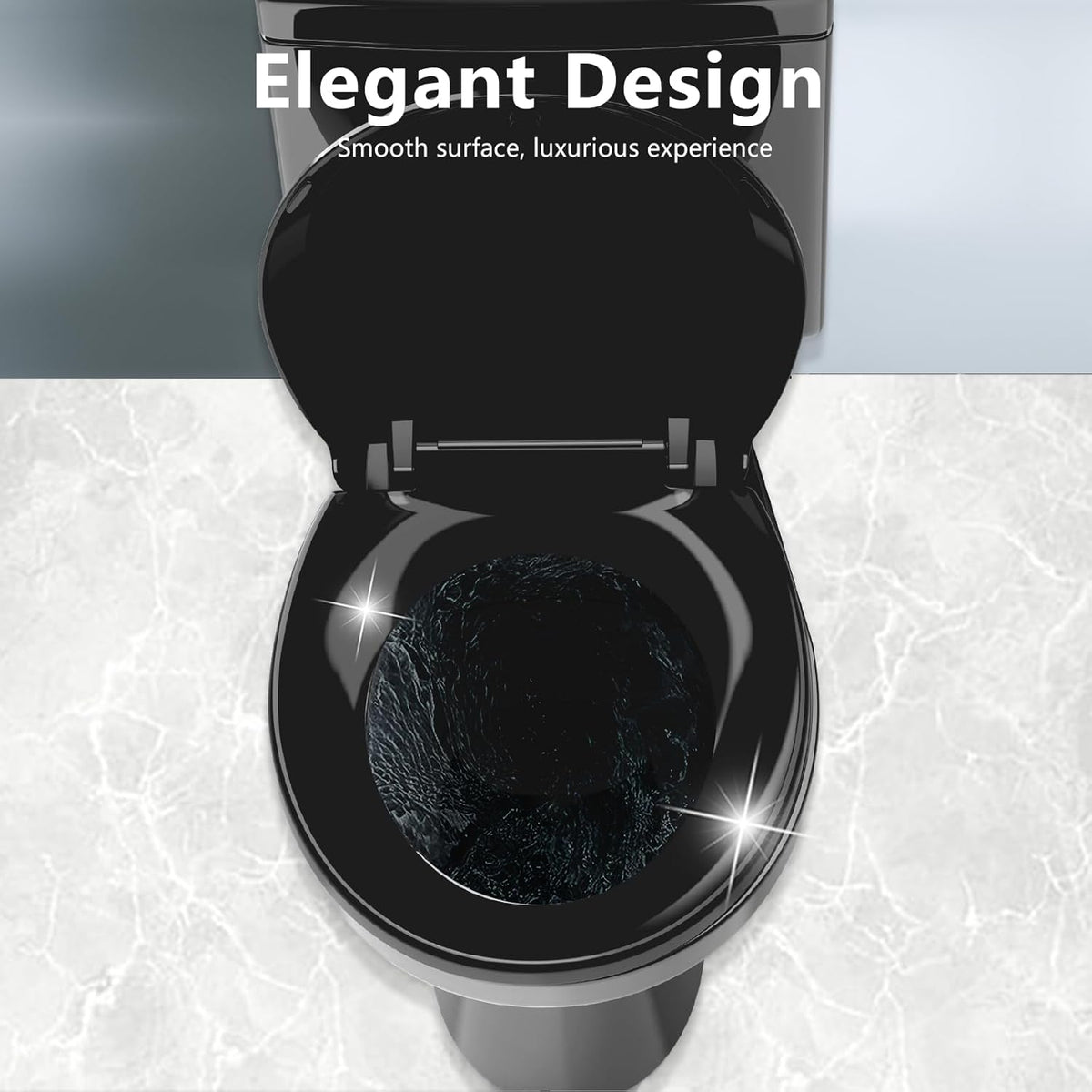 Toilet Seat Round 16.5 Inch, Quick Release & Soft Close, Anti-Slip Never Loosen, Easy Clean, White, PP Material