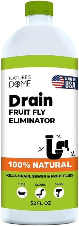 Drain Fly & Fruit Fly Gel Treatment for Sinks & Drains, 32 oz