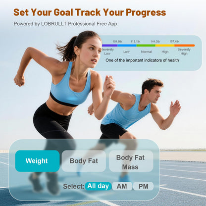 Smart Scale for Body Weight: BMI & Body Fat, 23 Metrics,5.8" Large Display