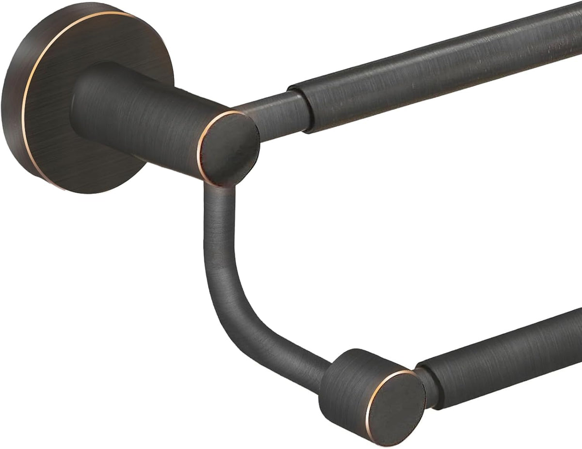 Double Towel Bar Towel Rack for Bathroom Wall Mounted Brushed Nickel