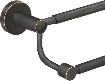 Double Towel Bar Towel Rack for Bathroom Wall Mounted Brushed Nickel