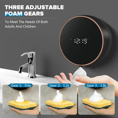 Automatic Soap Dispenser, Touchless Rechargeable Wall Mount