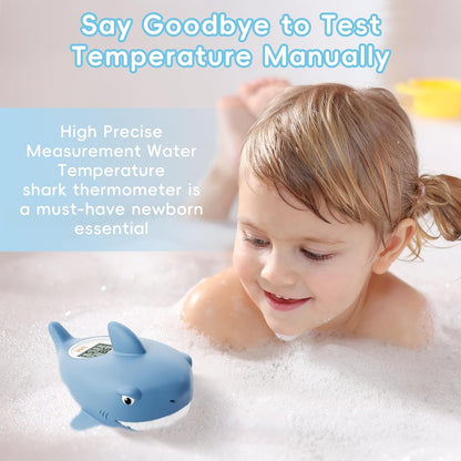 Baby Bath Thermometer, Swan Digital Infant Bathtub Thermometer, White | Reliable Temperature Readings, Easy to Read Screen, Waterproof, Instant Digital Room Temperature, Safe Floats in Water Toy