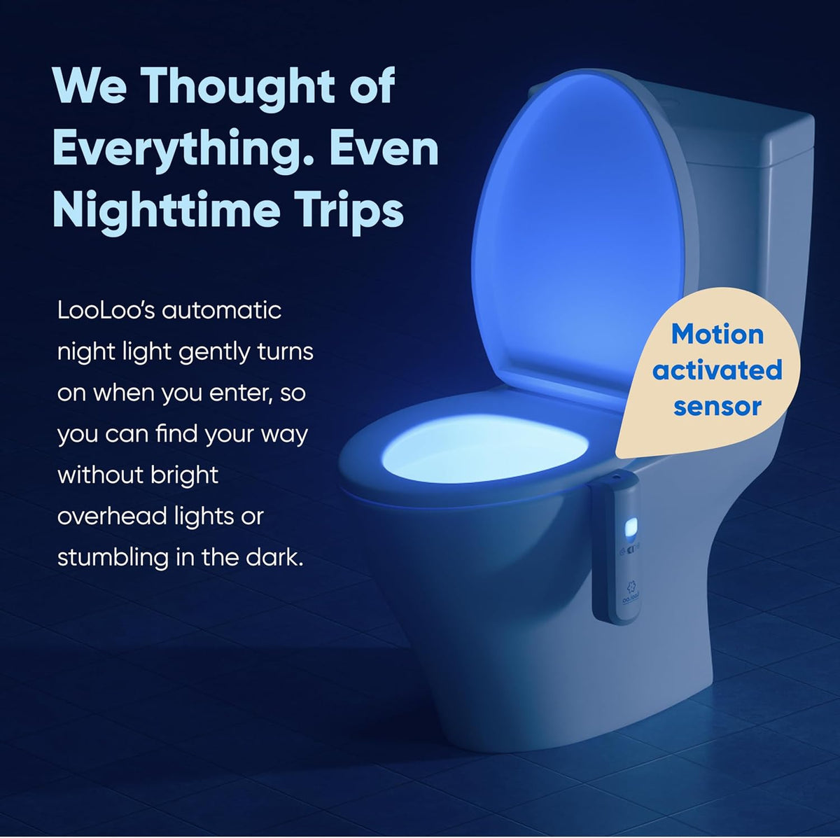 LooLoo Automatic Toilet Air Freshener Starter Kit, Citrus Fresh