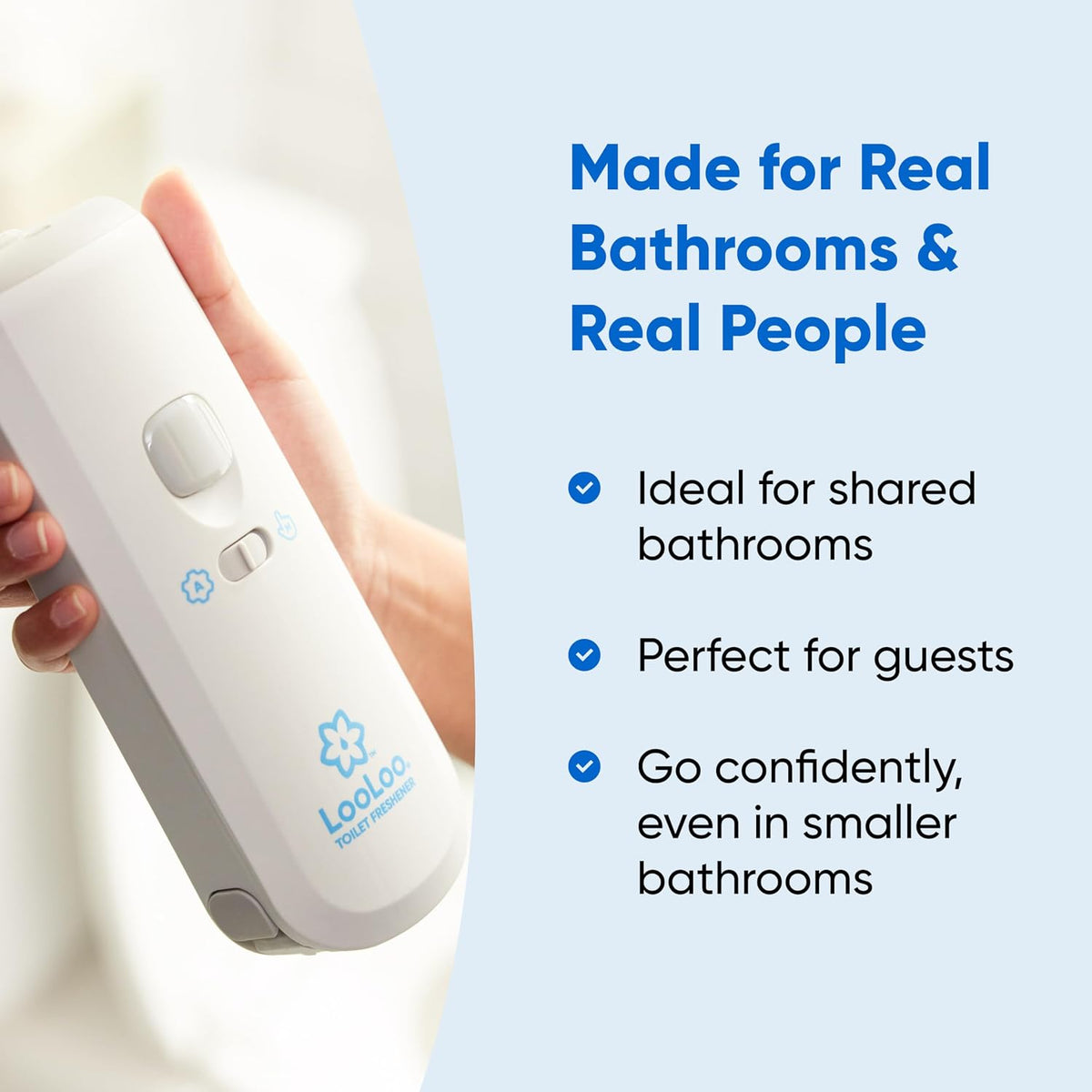 LooLoo Automatic Toilet Air Freshener Starter Kit, Citrus Fresh