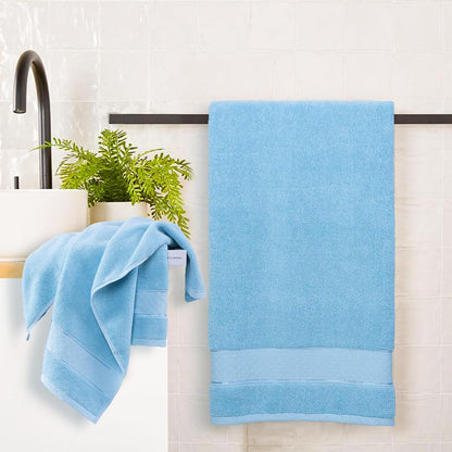 Bath Towel Set 6 PCS, Pink Luxury 100% Turkish Cotton 650GSM
