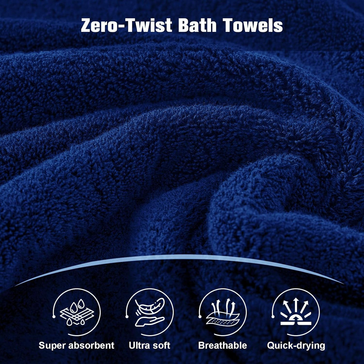 Bath Towel Set 6 PCS, Pink Luxury 100% Turkish Cotton 650GSM
