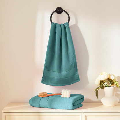 Bath Towel Set 6 PCS, Pink Luxury 100% Turkish Cotton 650GSM