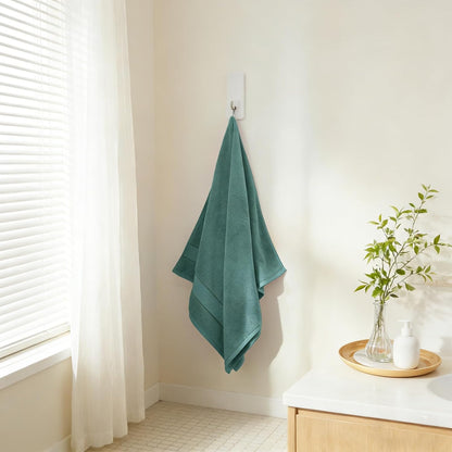 Bath Towel Set 6 PCS, Pink Luxury 100% Turkish Cotton 650GSM