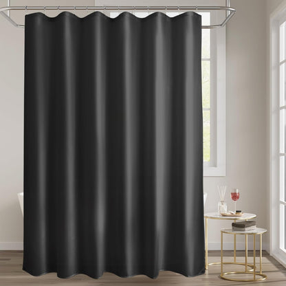 Waterproof Fabric Shower Curtain Liner Washable, Cloth Shower Liner with Magnets, White Shower Liner Soft Fabric, Lightweight Shower Curtain Liner, 70x72 Inches