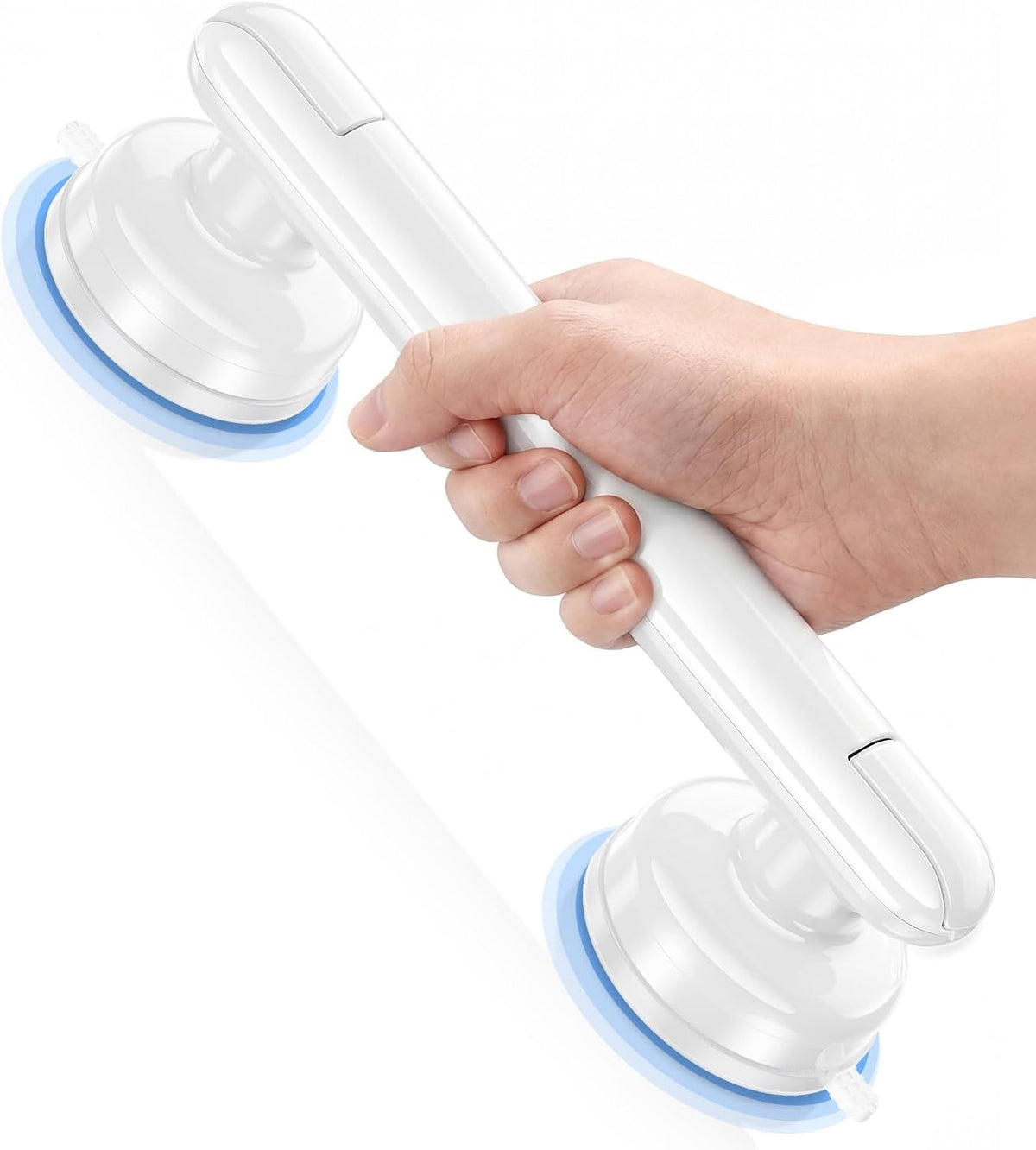 JOTPE 2026 Upgraded Suction Grab Bar for Shower,No-Drill,11-inch,White