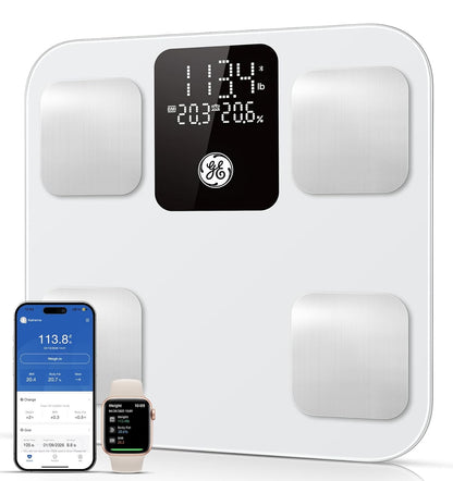 Smart Scale for Body Weight, Body Fat, BMI, 3-in-1 LED Display, 11-inch