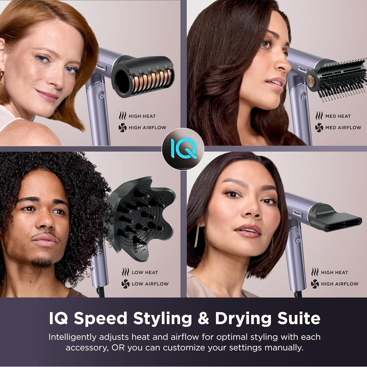 SpeedStyle Ionic Hair Dryer w/Concentrator, Lightweight, HD301