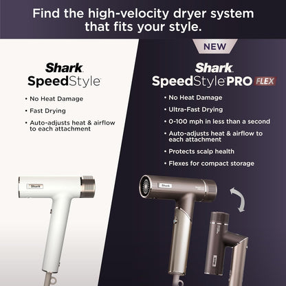 SpeedStyle Ionic Hair Dryer w/Concentrator, Lightweight, HD301