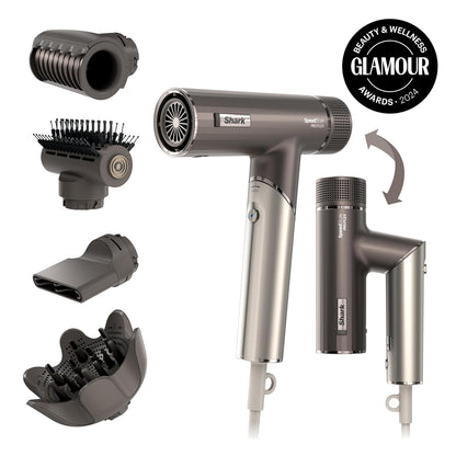 SpeedStyle Ionic Hair Dryer w/Concentrator, Lightweight, HD301