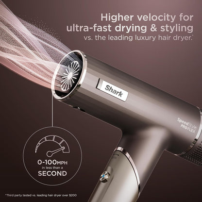 SpeedStyle Ionic Hair Dryer w/Concentrator, Lightweight, HD301
