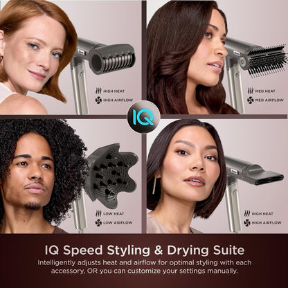 SpeedStyle Ionic Hair Dryer w/Concentrator, Lightweight, HD301