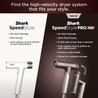 SpeedStyle Ionic Hair Dryer w/Concentrator, Lightweight, HD301