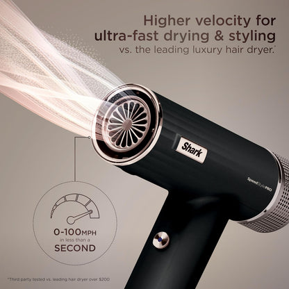 SpeedStyle Ionic Hair Dryer w/Concentrator, Lightweight, HD301
