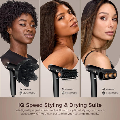 SpeedStyle Ionic Hair Dryer w/Concentrator, Lightweight, HD301