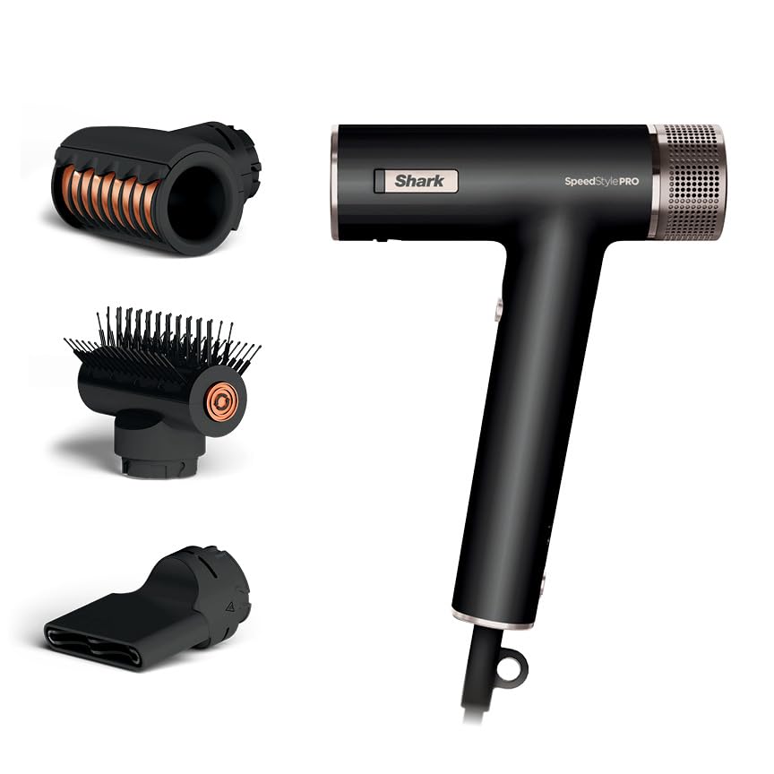 SpeedStyle Ionic Hair Dryer w/Concentrator, Lightweight, HD301