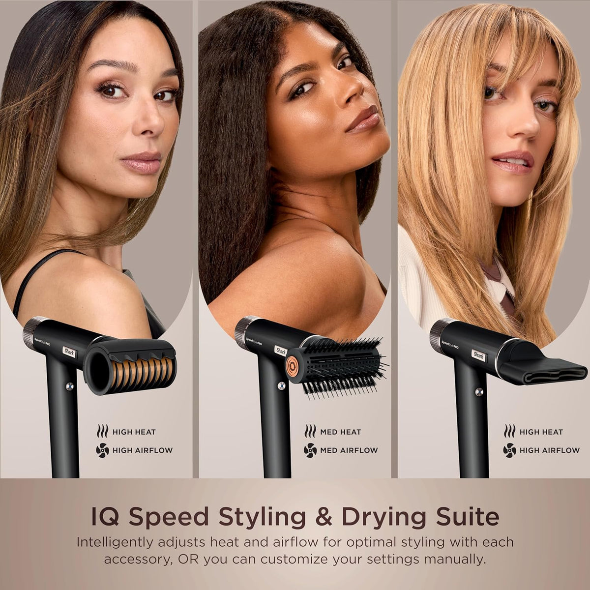 SpeedStyle Ionic Hair Dryer w/Concentrator, Lightweight, HD301