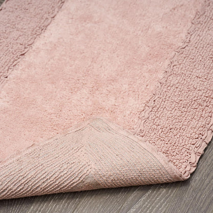 Ruffle Border 100% Cotton Bath Rug, Sage Green, 17"x 24"
