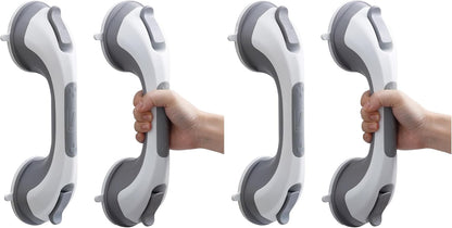 Grab Bars for Shower,Suction Shower Handles Rails,2 Pack,16.8",Grey