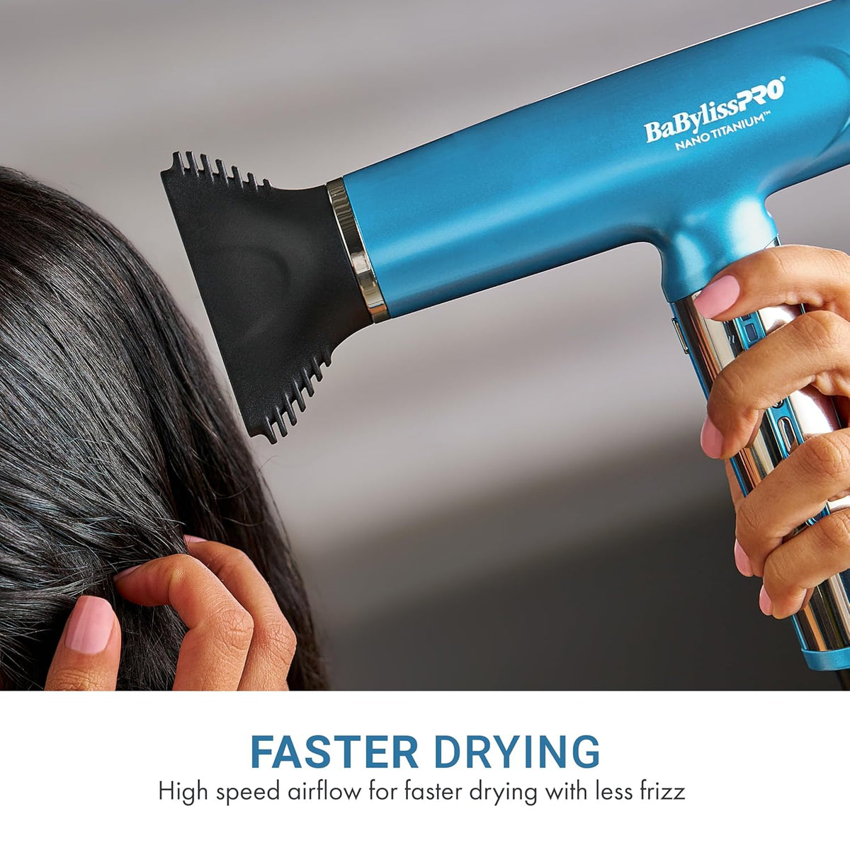 BaBylissPRO Nano Titanium Professional Nano Light Ionic Dual-Voltage Lightweight Hair Dryer