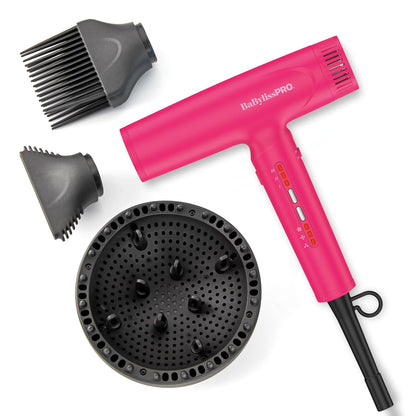 BaBylissPRO Nano Titanium Professional Nano Light Ionic Dual-Voltage Lightweight Hair Dryer