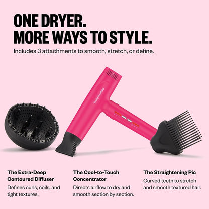 BaBylissPRO Nano Titanium Professional Nano Light Ionic Dual-Voltage Lightweight Hair Dryer
