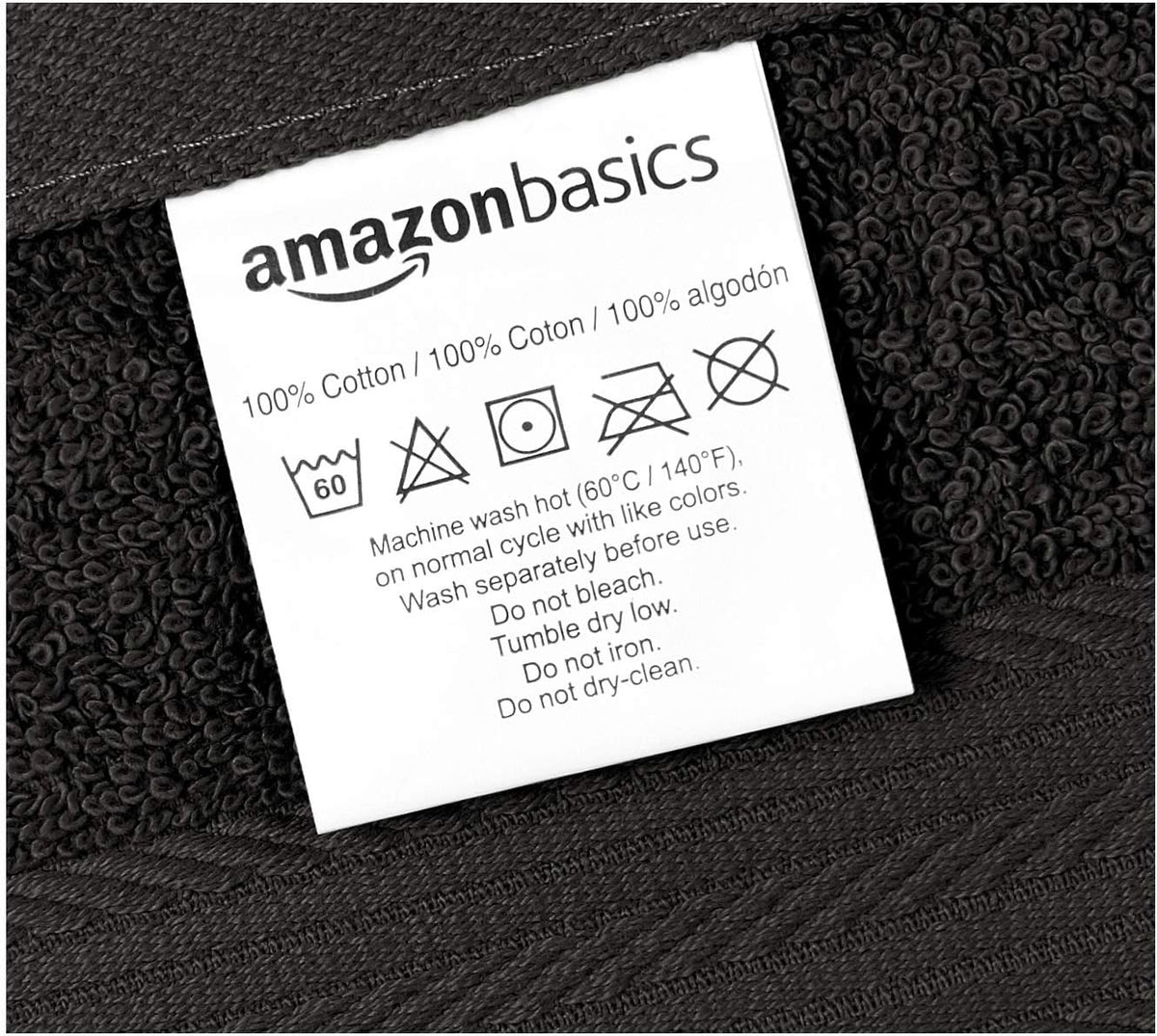 Fast Drying Cotton Washcloths for Bathroom, Machine Washable, Soft and Highly Absorbent, 12 x 12 in, White