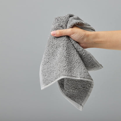 Fast Drying Cotton Washcloths for Bathroom, Machine Washable, Soft and Highly Absorbent, 12 x 12 in, White