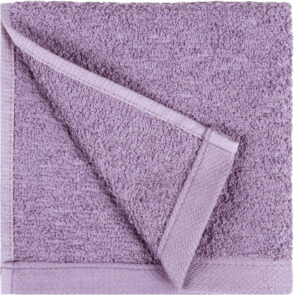 Fast Drying Cotton Washcloths for Bathroom, Machine Washable, Soft and Highly Absorbent, 12 x 12 in, White