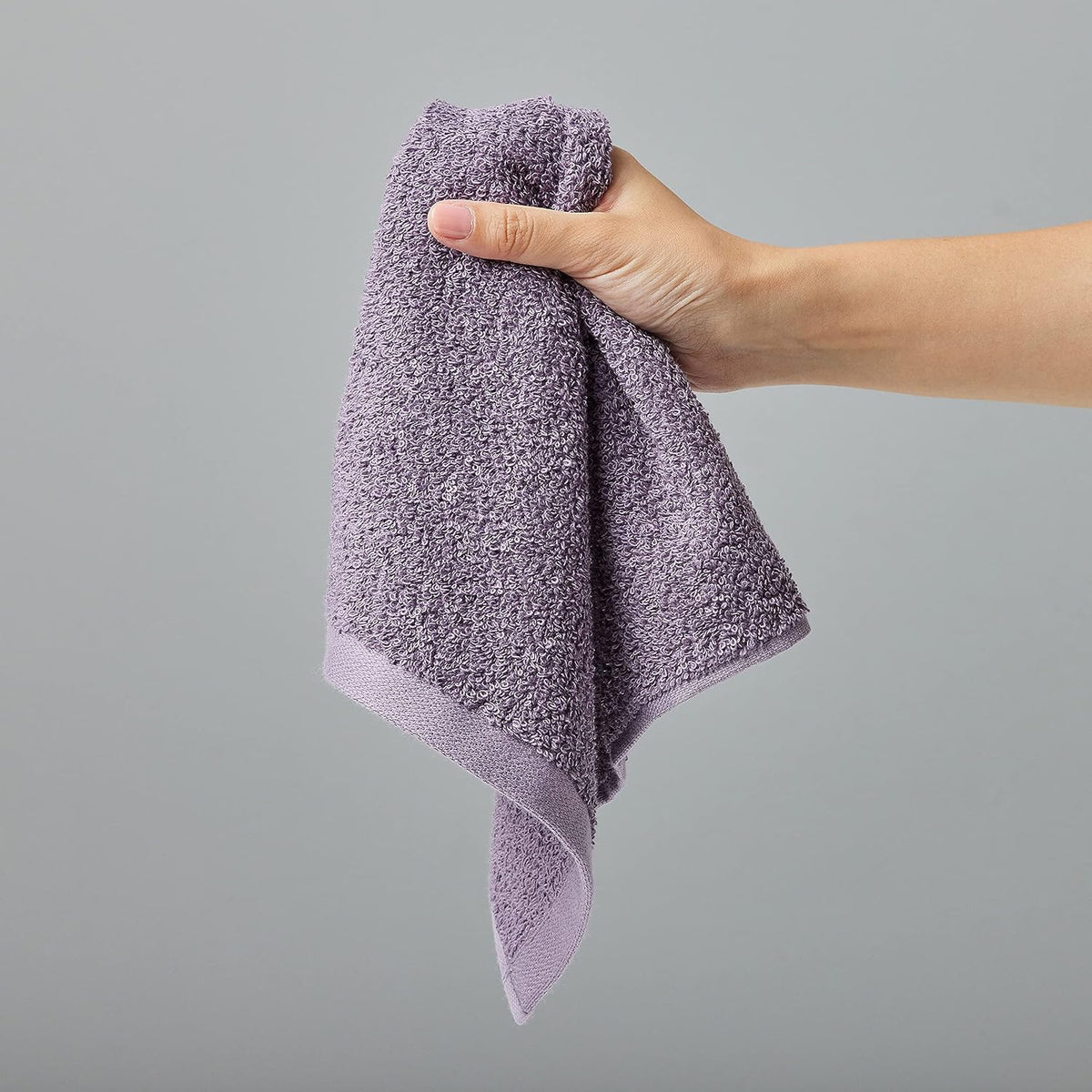 Fast Drying Cotton Washcloths for Bathroom, Machine Washable, Soft and Highly Absorbent, 12 x 12 in, White