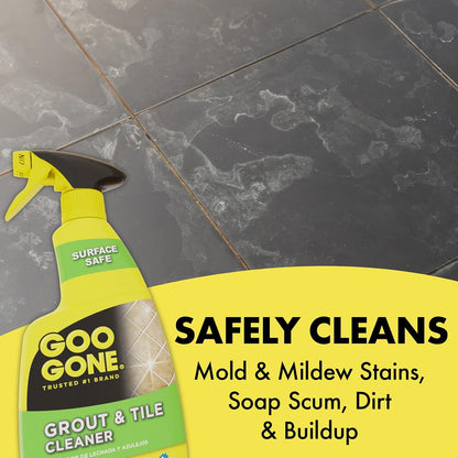 Grout & Tile Cleaner - 28 Ounce - Removes Tough Stains Dirt Caused By Mold Mildew Soap Scum and Hard Water Staining - Safe on Tile Ceramic Porcelain