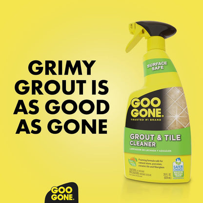 Grout & Tile Cleaner - 28 Ounce - Removes Tough Stains Dirt Caused By Mold Mildew Soap Scum and Hard Water Staining - Safe on Tile Ceramic Porcelain