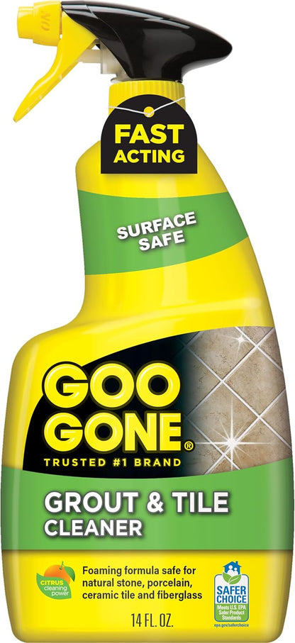 Grout & Tile Cleaner - 28 Ounce - Removes Tough Stains Dirt Caused By Mold Mildew Soap Scum and Hard Water Staining - Safe on Tile Ceramic Porcelain