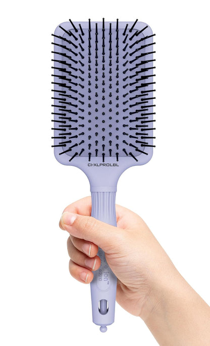 Olivia Garden Ceramic + Ion XL Pro Hair Brush - Paddle Brush for All Hair Types - Smooths and Adds Shine